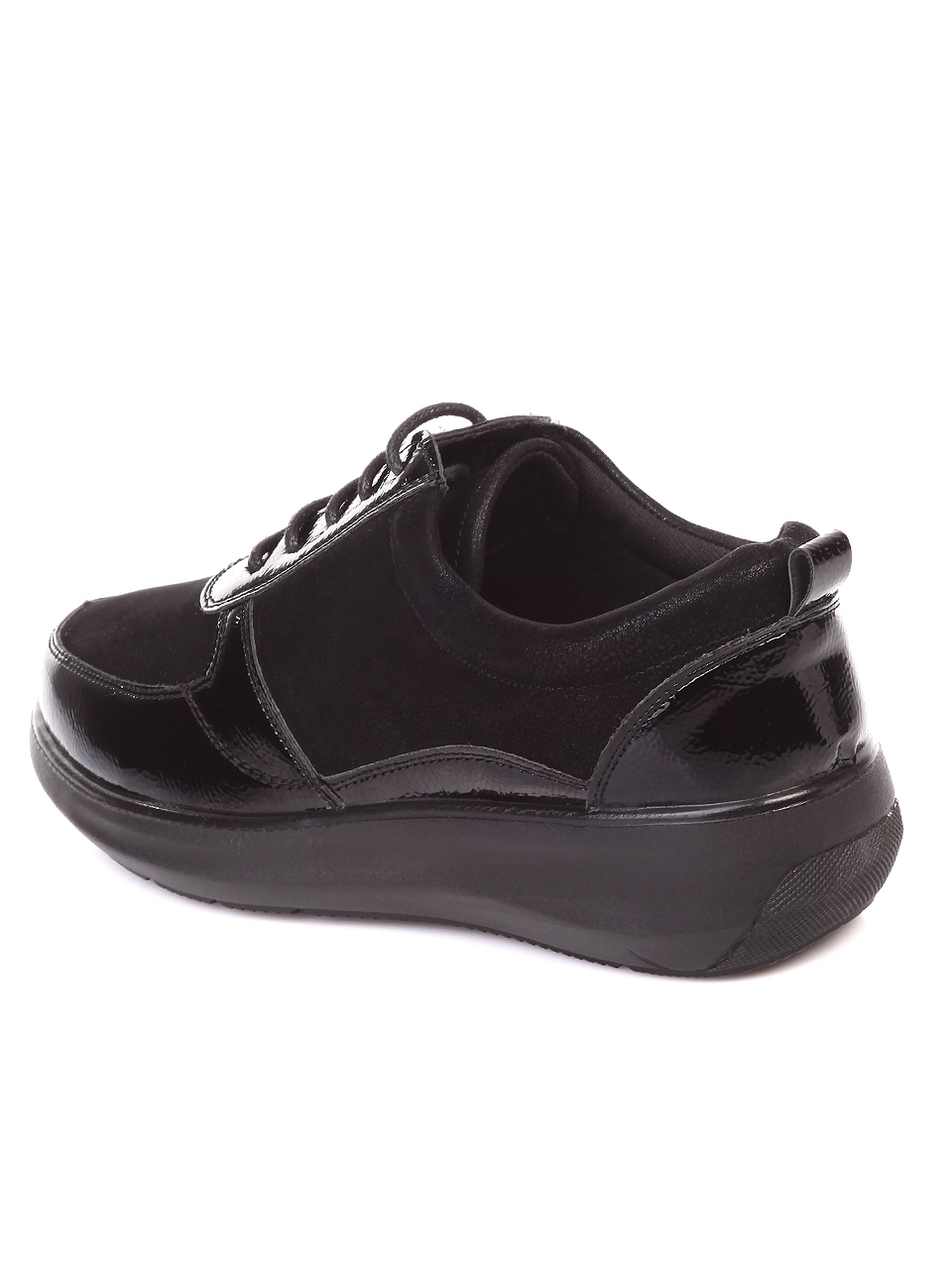 Ежедневни дамски обувки в черно 3C-20620 black (21641)