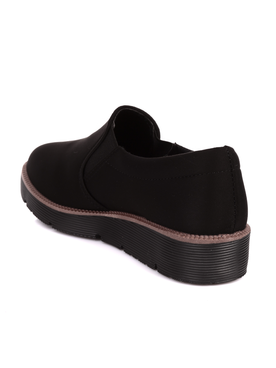 Ежедневни дамски обувки в черно 3U-20614 black mf