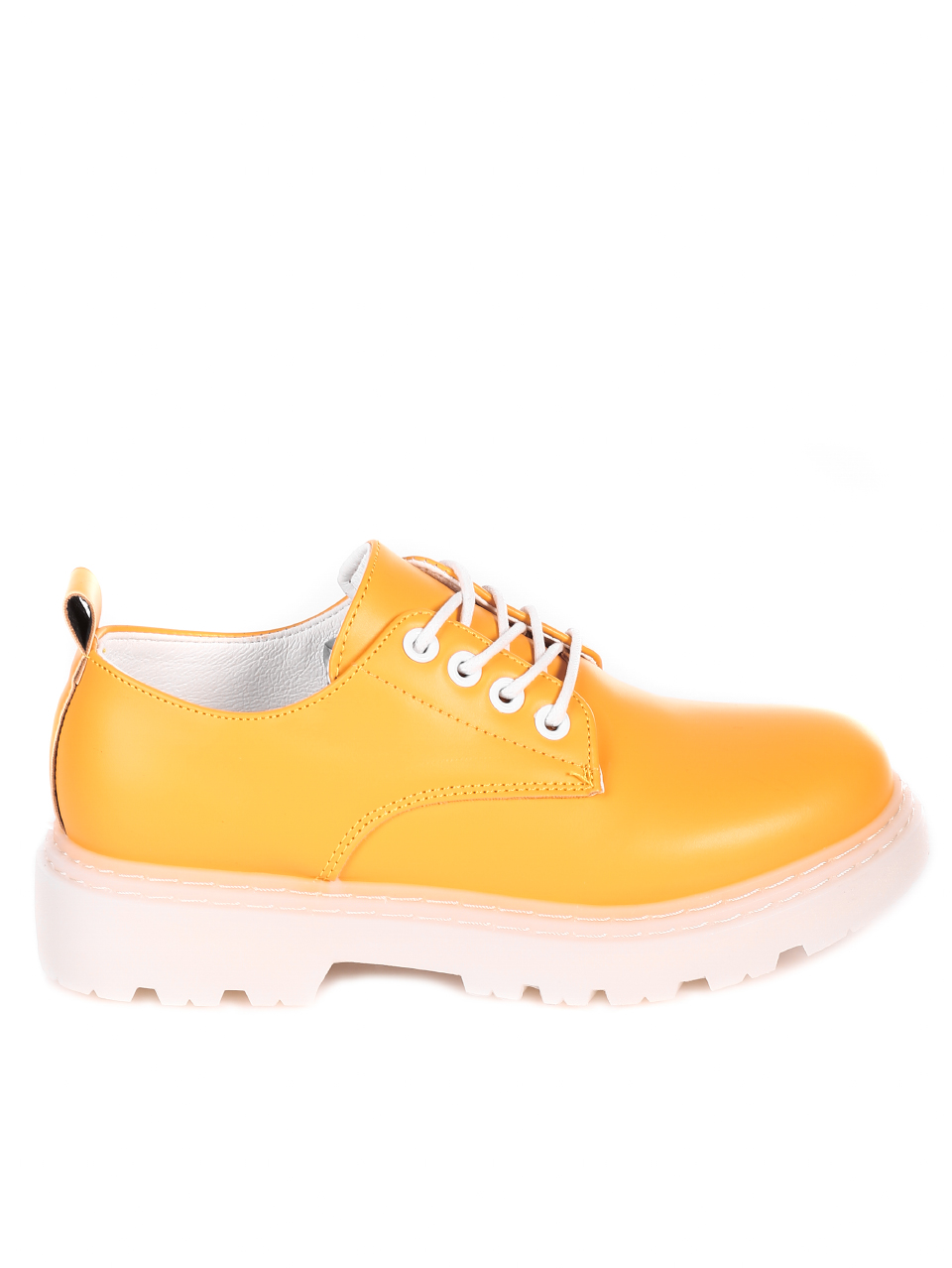Ежедневни дамски обувки в жълто 3U-21015 yellow