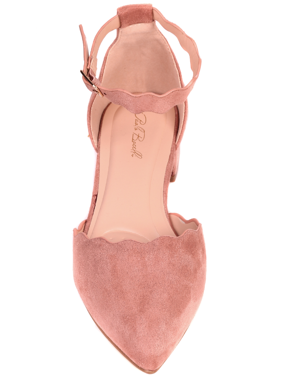 Ежедневни дамски обувки в розово 3M-21040 nude