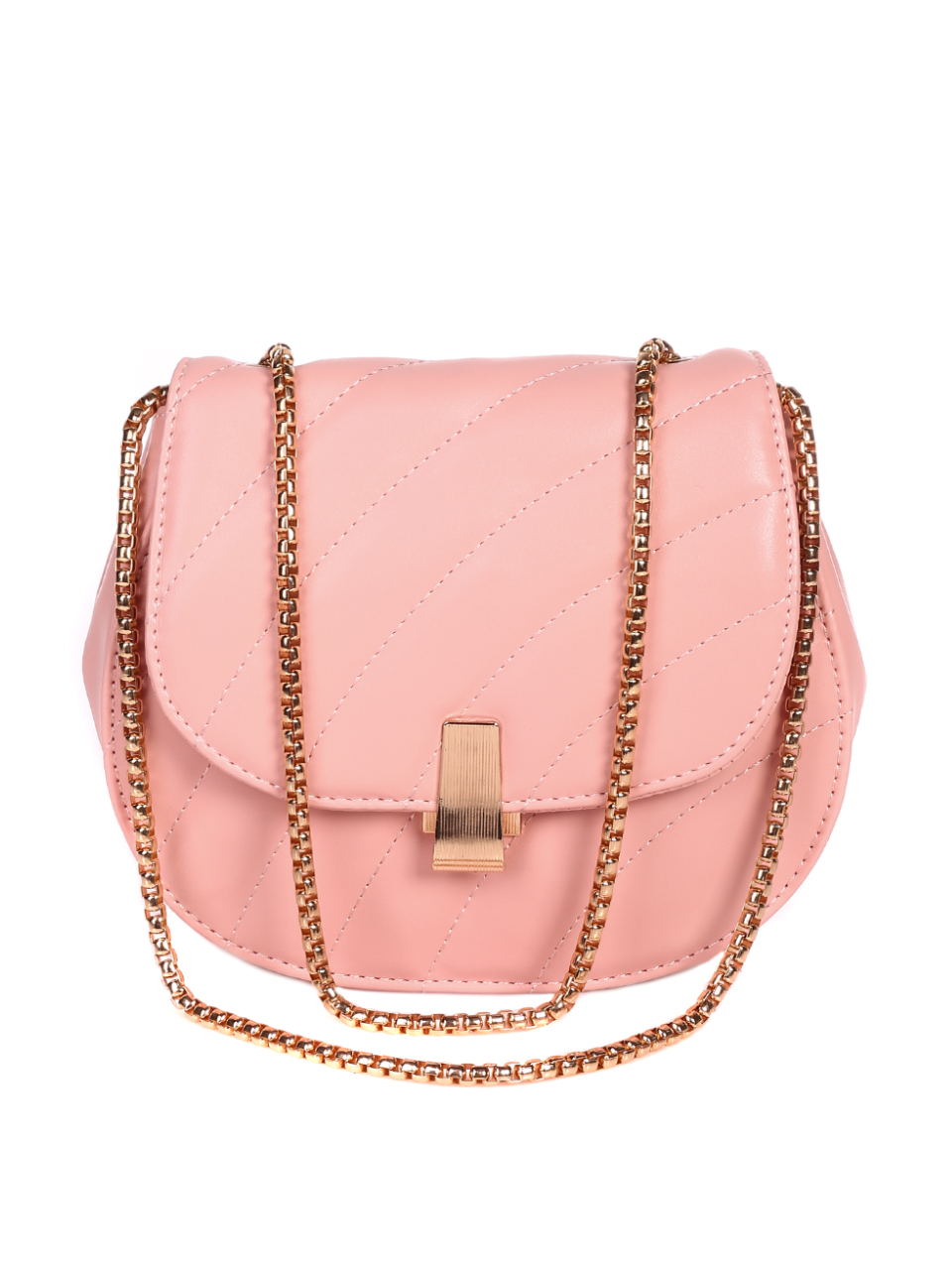 Елегантна дамска чанта в розово 9AG-21233 pink