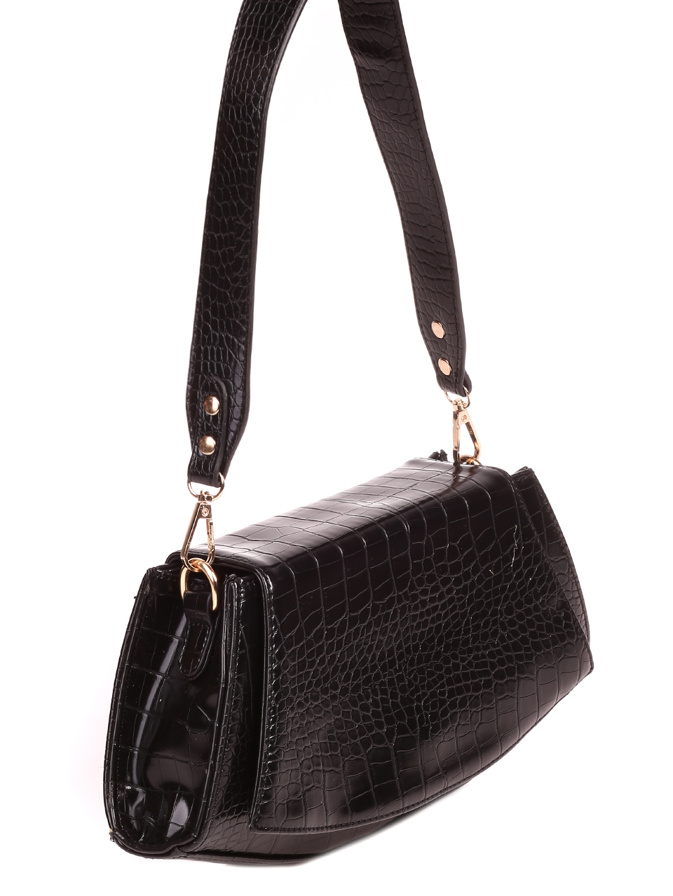 Елегантна дамска чанта в черно 9AG-21234 black