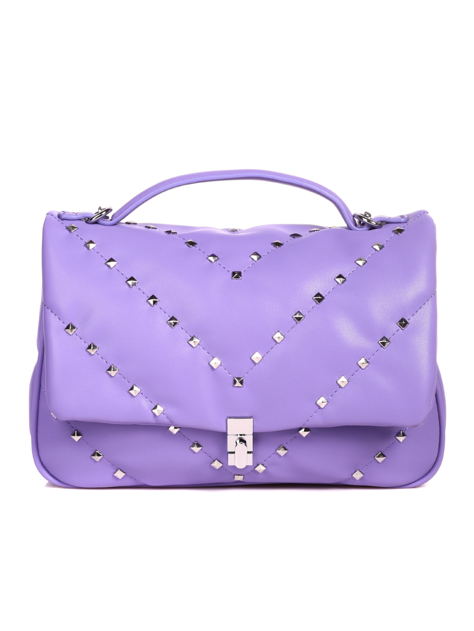 Елегантна дамска чанта в лилаво 9Q-21152 purple