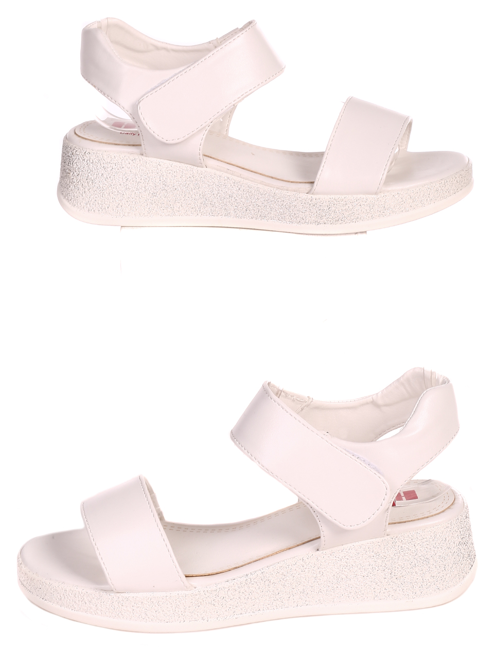 Ежедневни дамски сандали в бяло 4P-21090 white