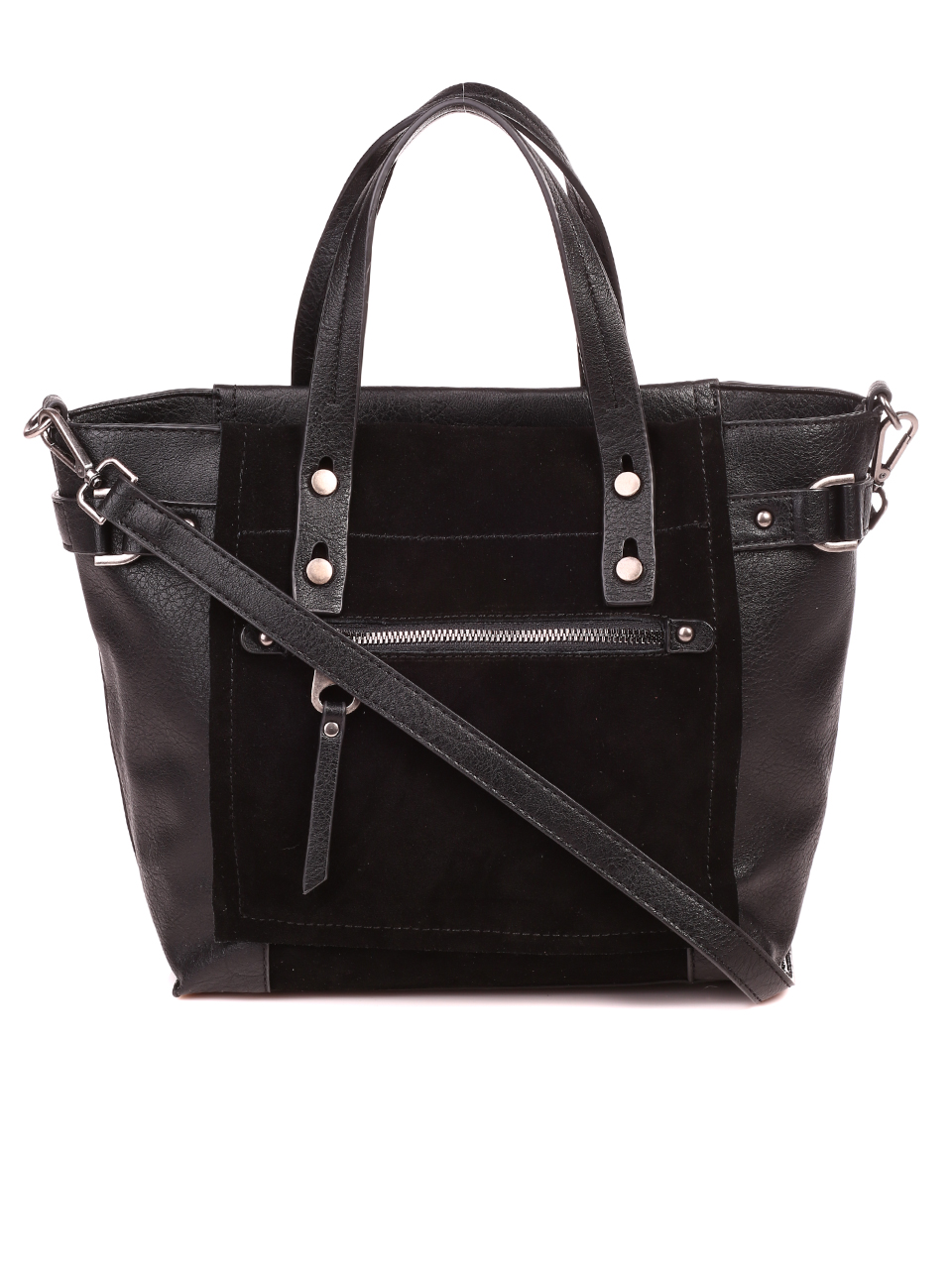 Ежедневна дамска чанта в черно 9Q-20676 black