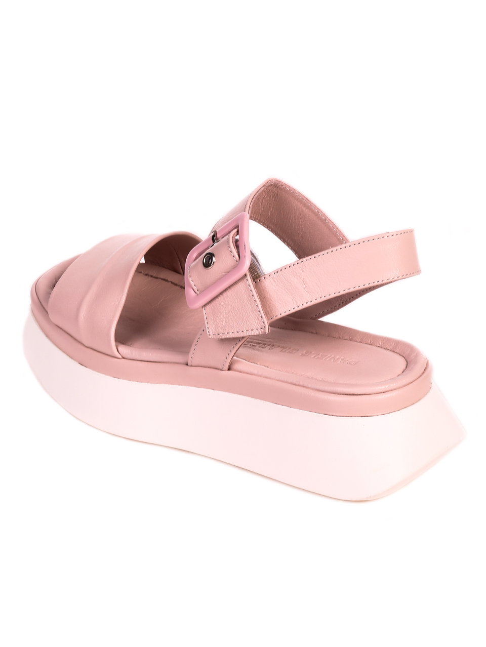 Ежедневни дамски сандали от естествена кожа 4AT-21324 pink