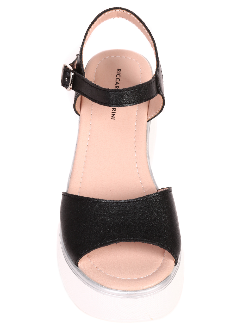 Ежедневни дамски сандали от естествена кожа 4AF-21102 black