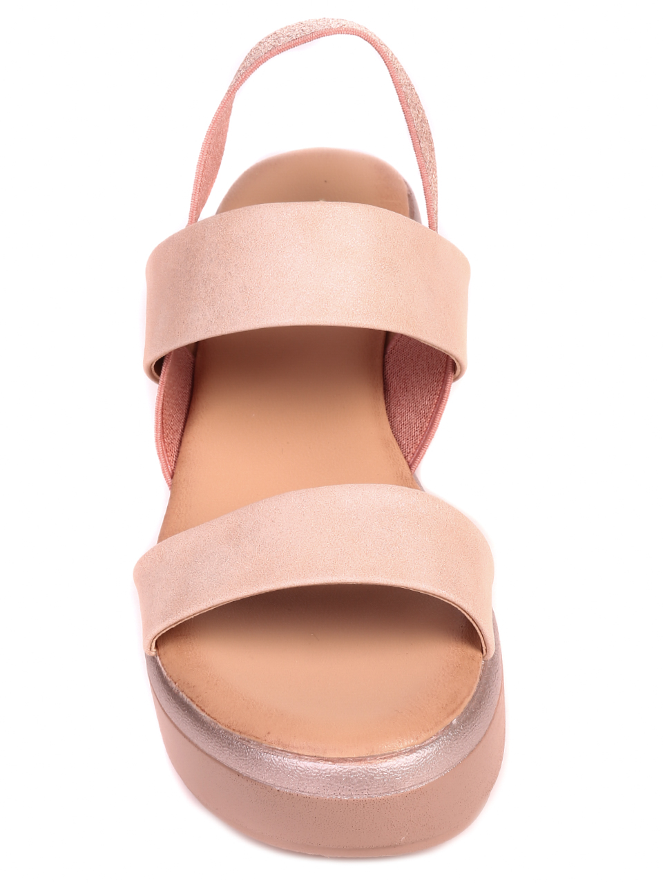 Ежедневни дамски комфортни сандали на платформа 4C-21131 pink