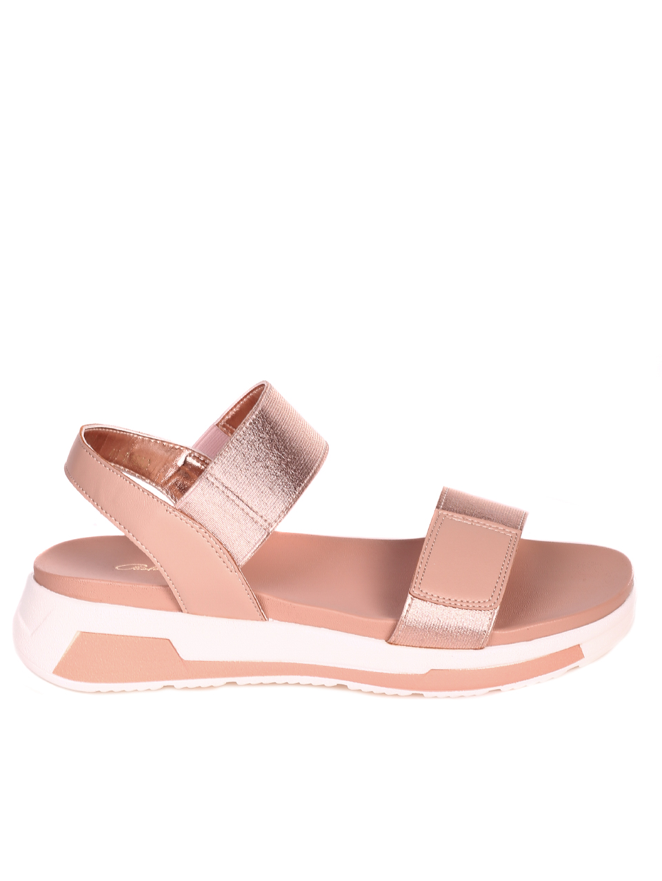 Ежедневни дамски сандали на платформа 4H-21252 pink