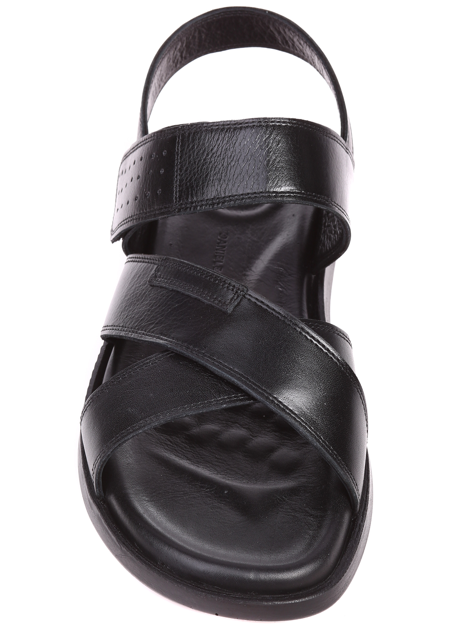 Ежедневни мъжки сандали от естествена кожа 8AT-21335 black