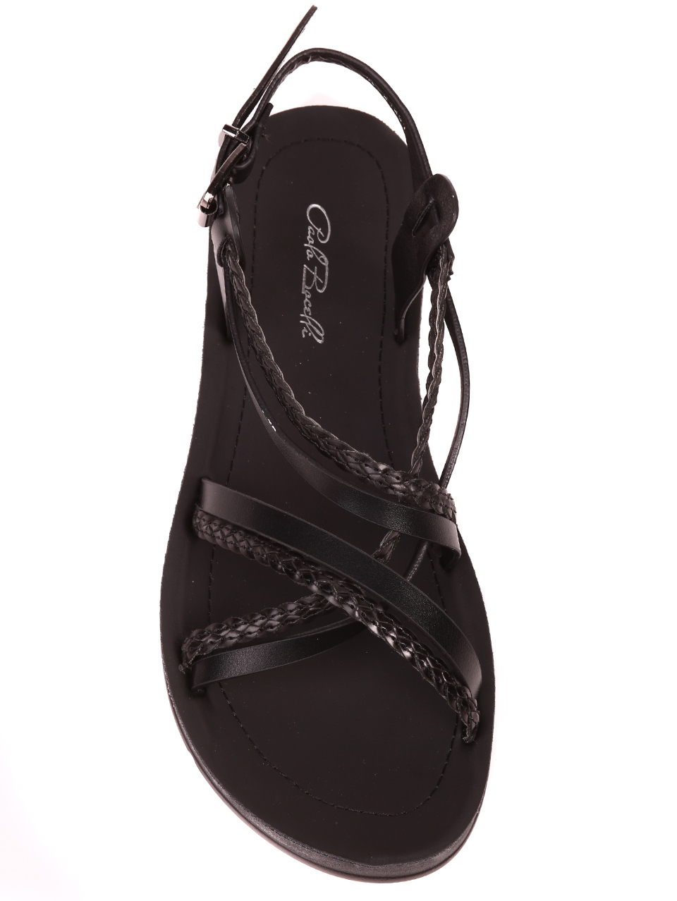 Ежедневни дамски равни сандали в черно 4F-21201 black