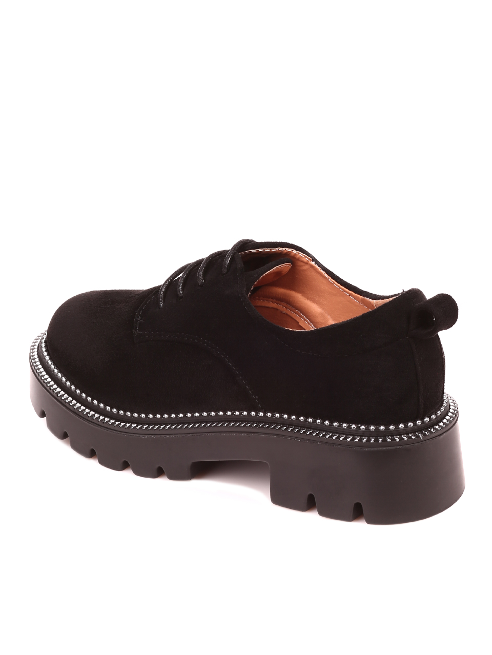 Ежедневни дамски обувки в черно 3R-21634 black