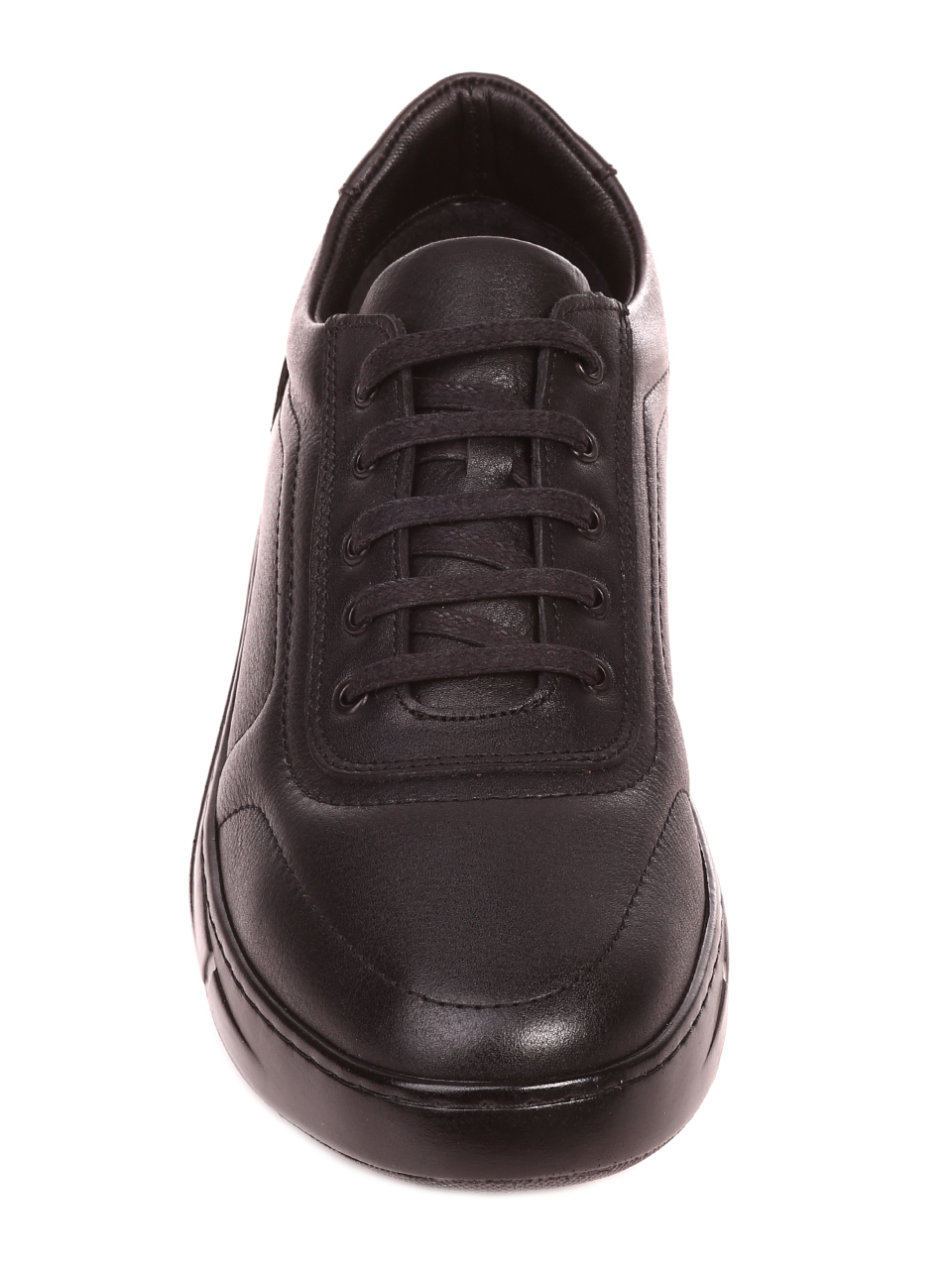 Ежедневни мъжки обувки от естествена кожа 7AT-21799 black