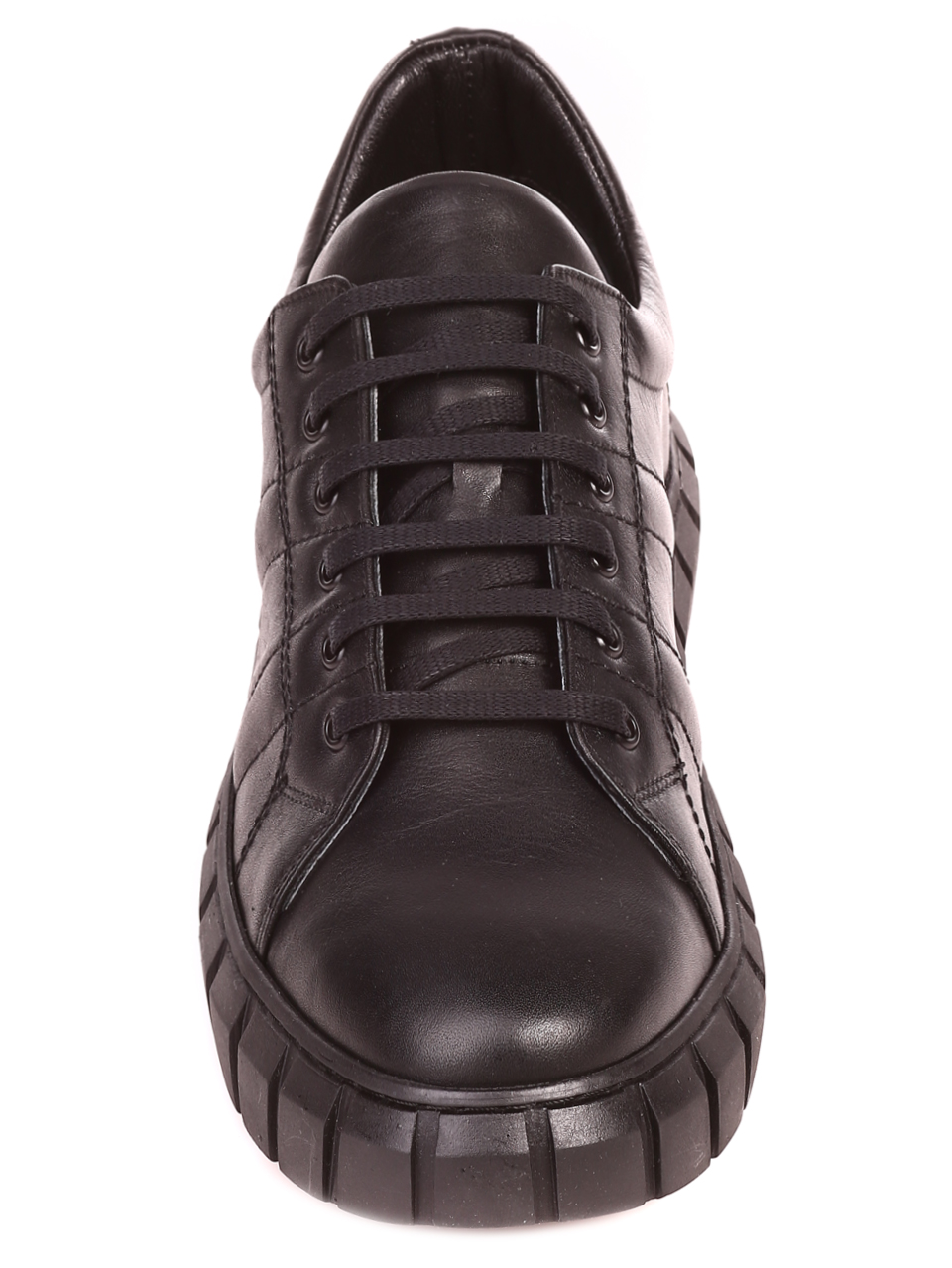 Ежедневни мъжки обувки от естествена кожа 7AT-21798 black