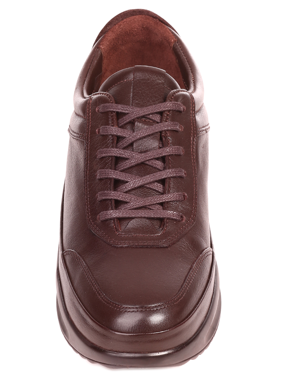 Ежедневни мъжки обувки от естествена кожа 7AT-21849 brown