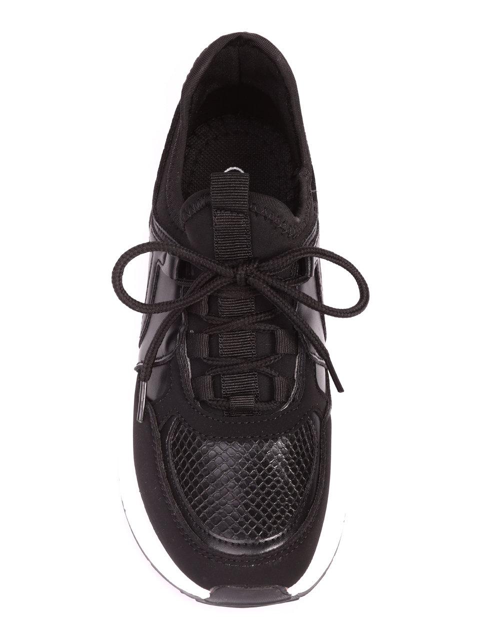 Ежедневни дамски обувки в черно 3U-21597 black-20549