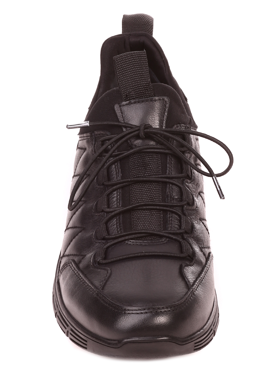 Ежедневни мъжки обувки от естествена кожа 7AT-21854 black