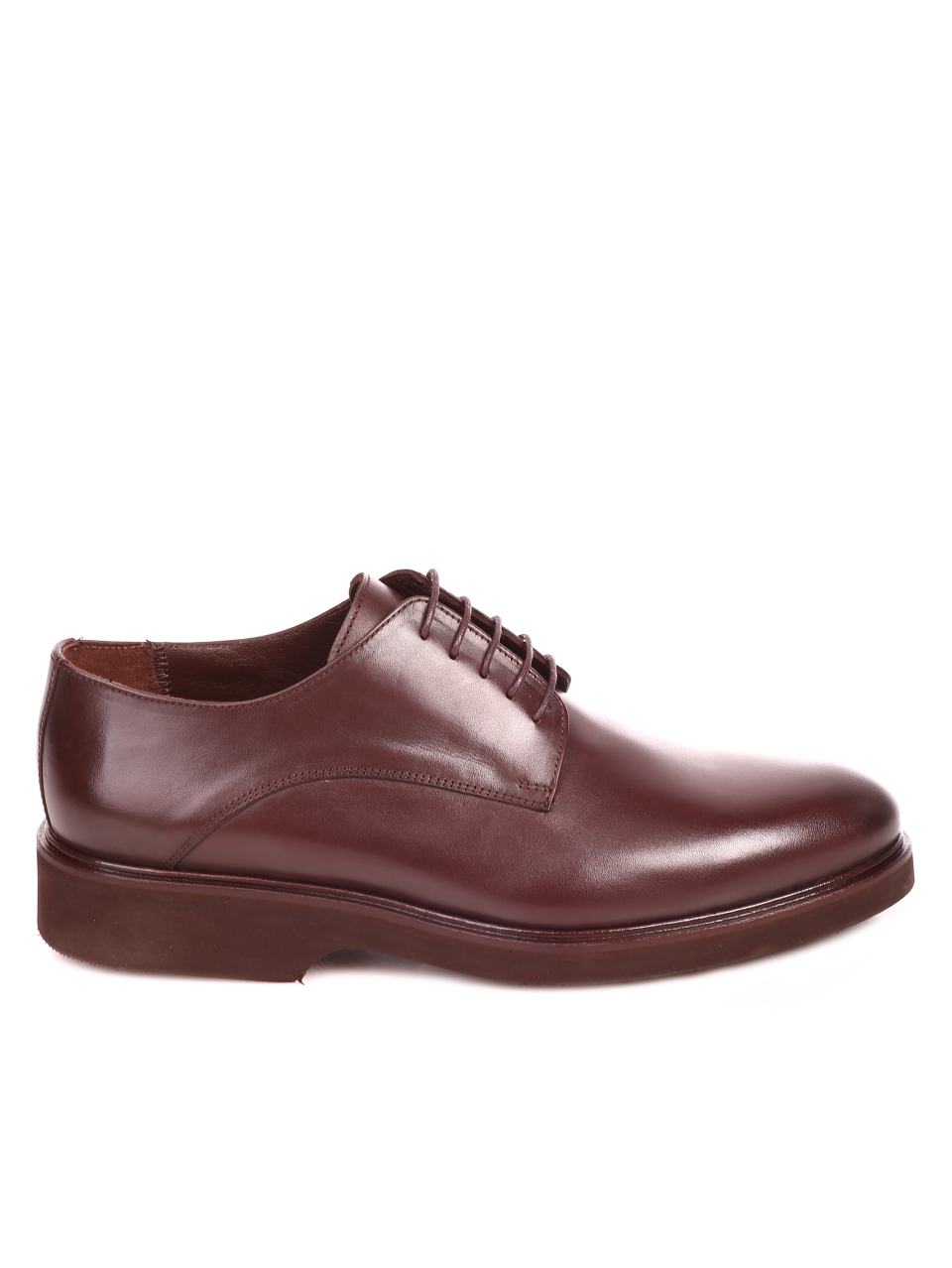 Елегантни мъжки обувки от естествена кожа 7AT-21856 brown