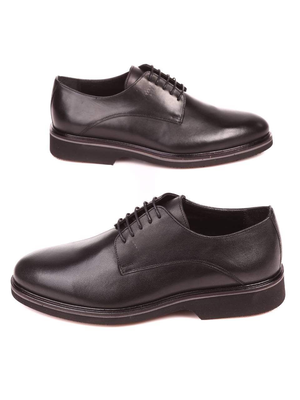 Елегантни мъжки обувки от естествена кожа 7AT-21856 black