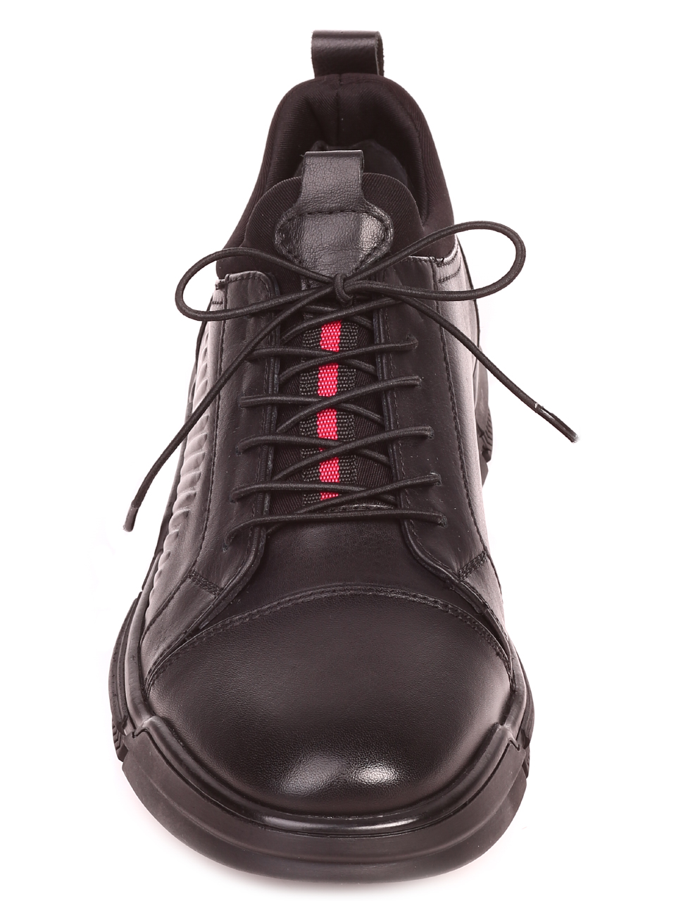 Ежедневни мъжки обувки от естествена кожа 7AT-21873 black