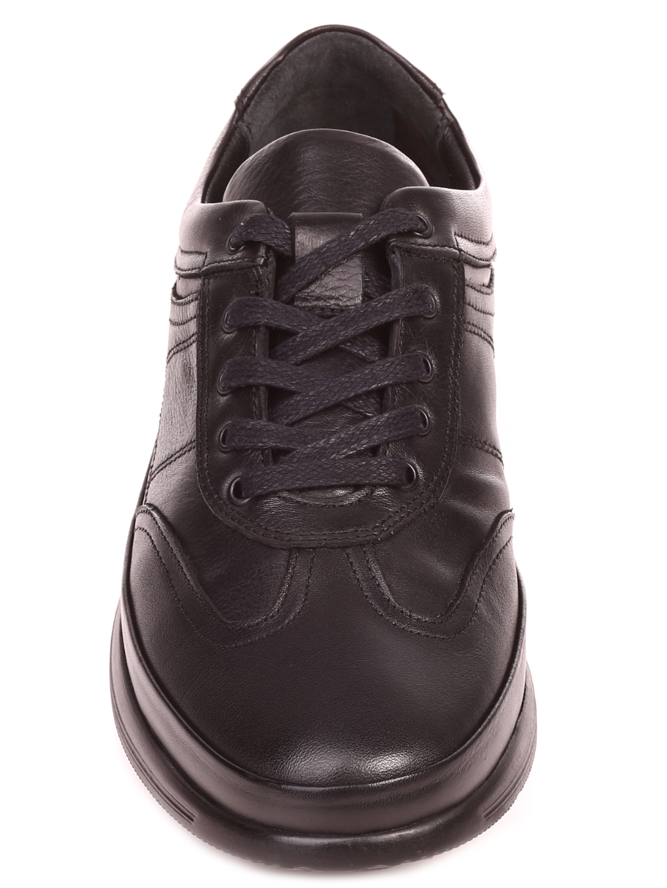 Ежедневни мъжки обувки от естествена кожа 7AT-21881 black