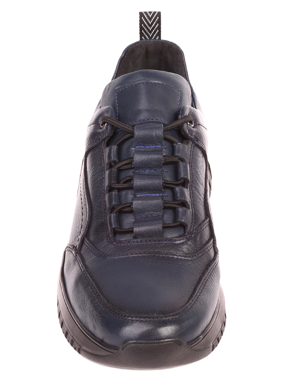 Ежедневни мъжки обувки от естествена кожа 7AT-21851 navy