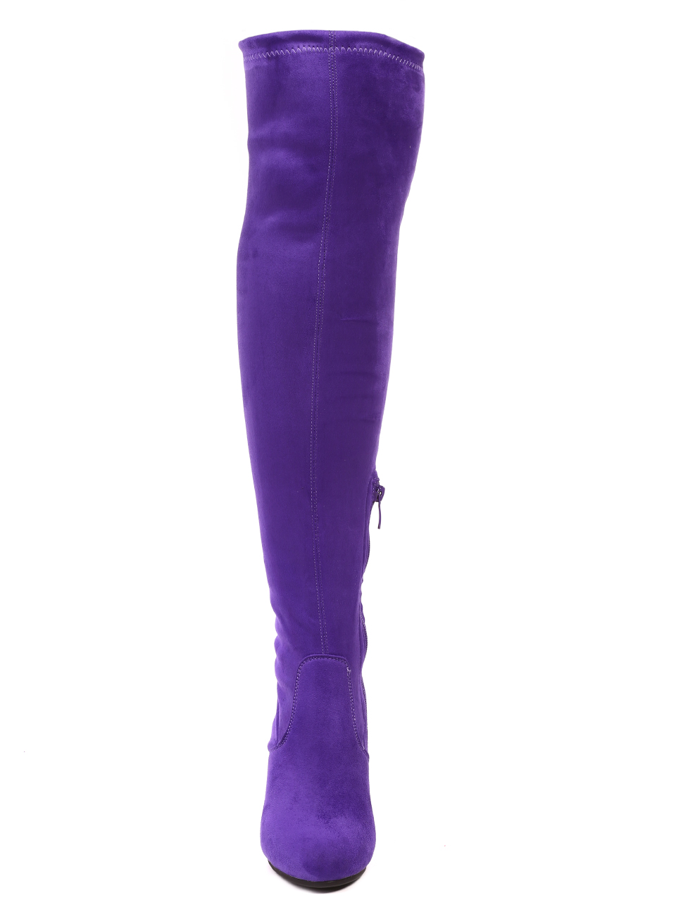 Елегантни дамски ботуши в лилаво 1R-21626 purple