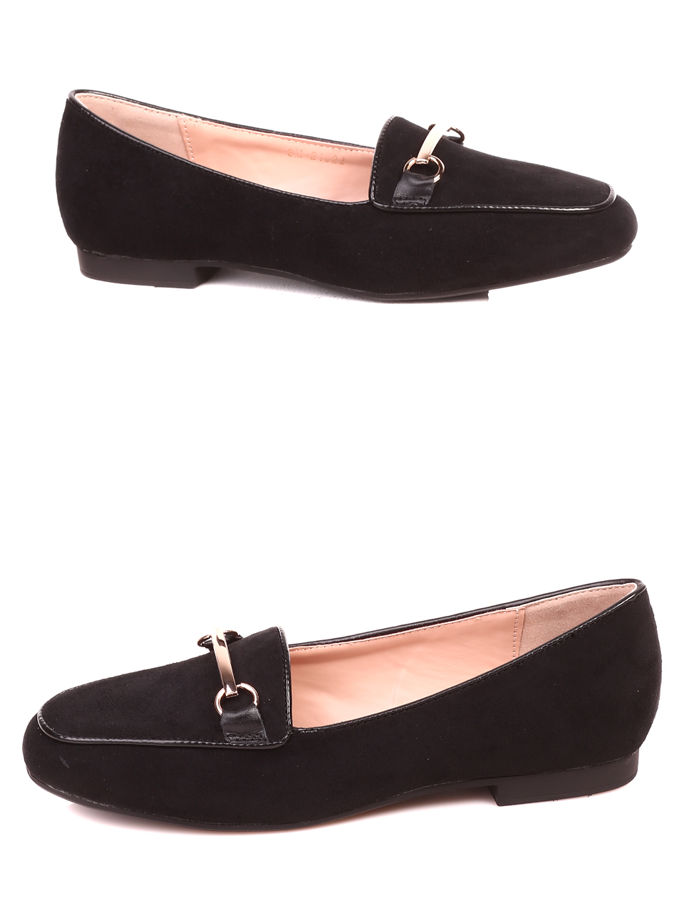Ежедневни дамски обувки в черно 3M-21822 black
