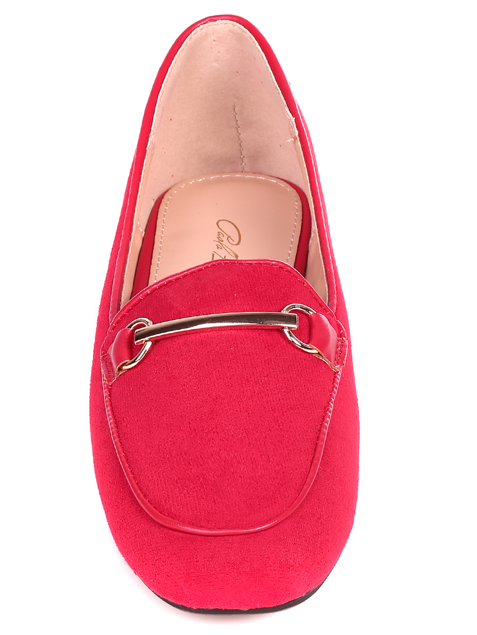Ежедневни дамски обувки в червено 3M-21822 red
