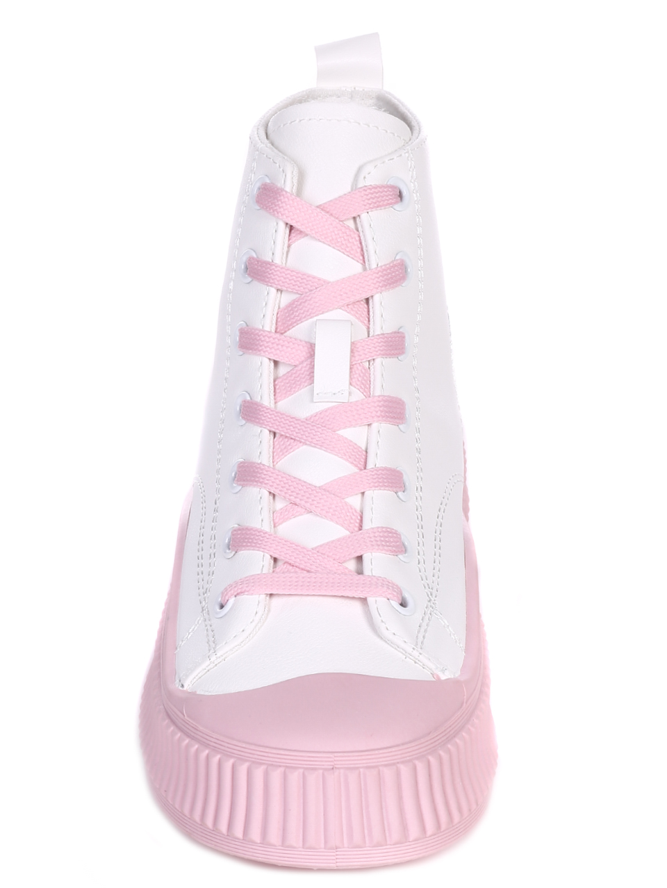 Ежедневни дамски обувки в бяло и розово 2U-22032 white/pink
