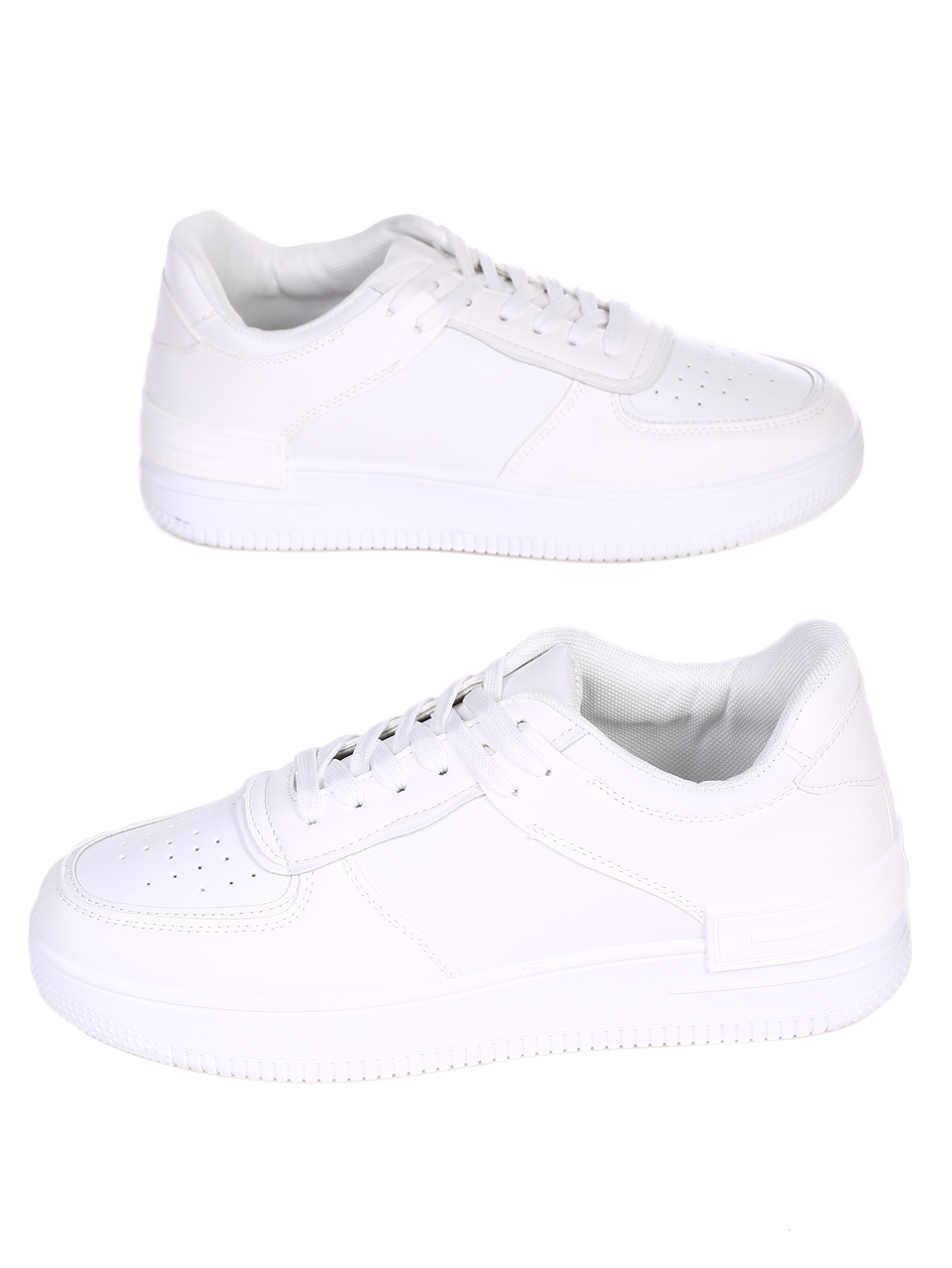 Ежедневни мъжки обувки в бяло 7U-22009 white