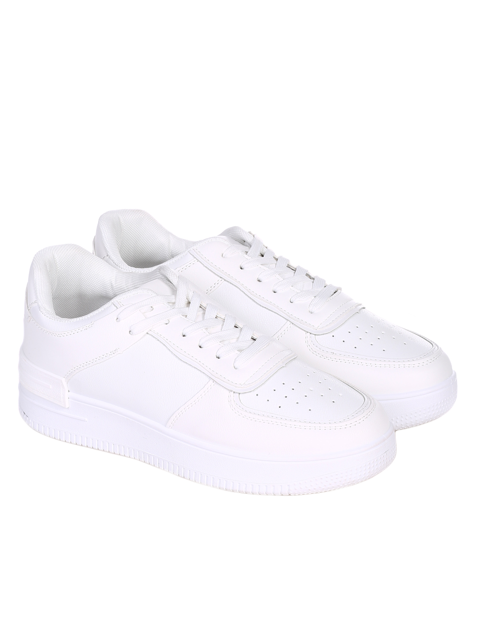 Ежедневни мъжки обувки в бяло 7U-22009 white