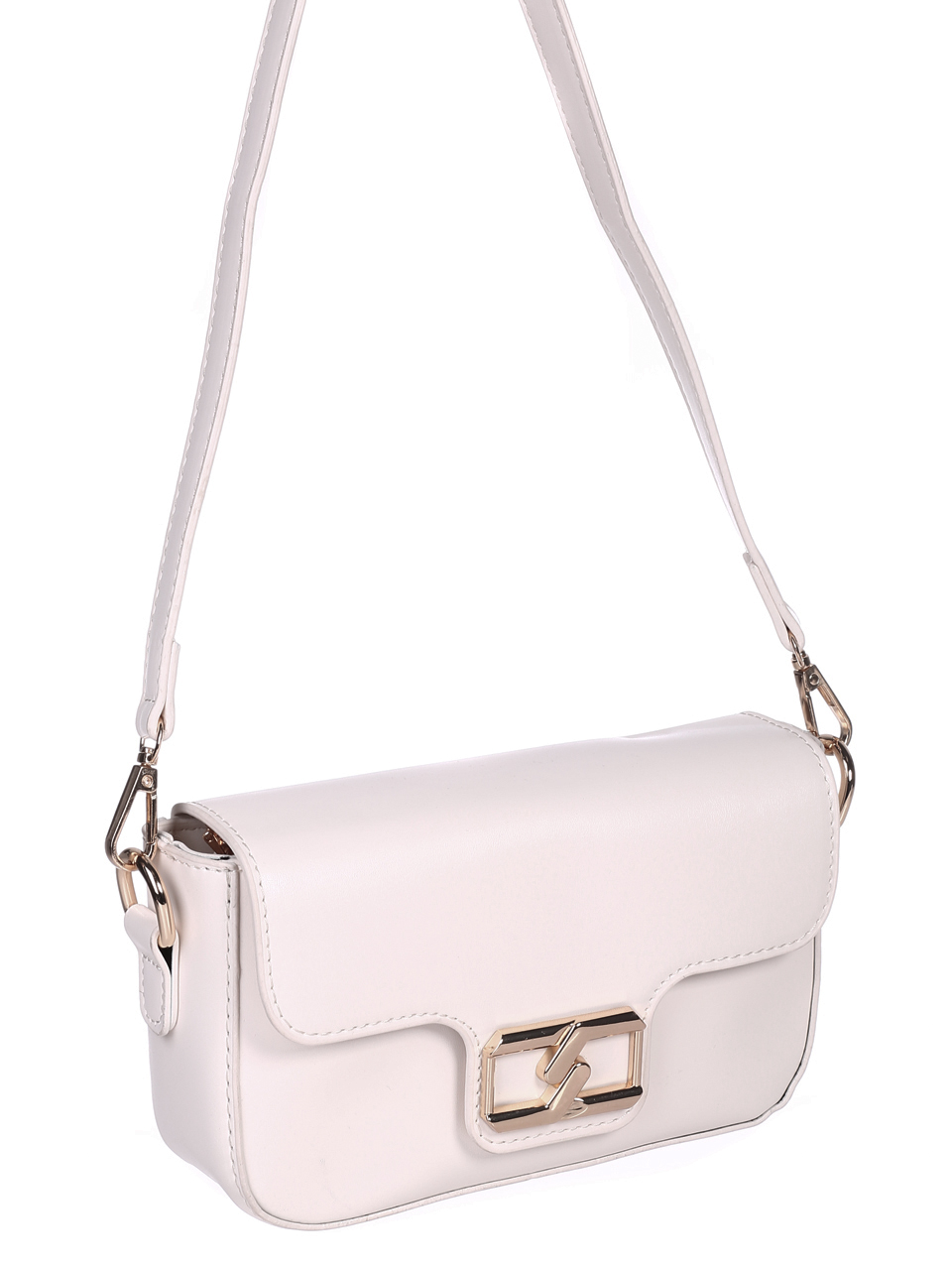 Елегантна дамска чанта в бяло 9Q-22060 white