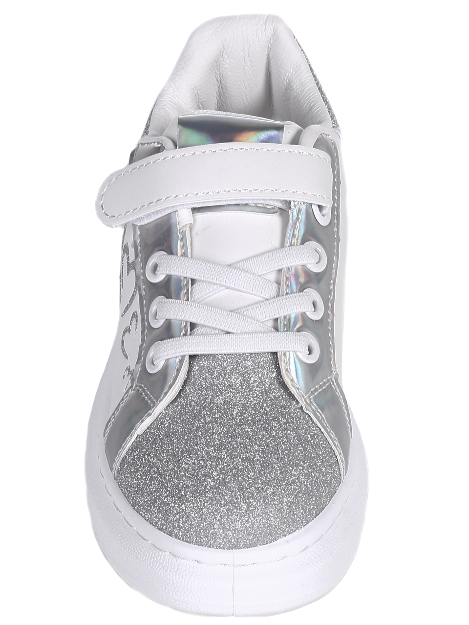 Ежедневни детски обувки в сребристо 18U-22041 silver