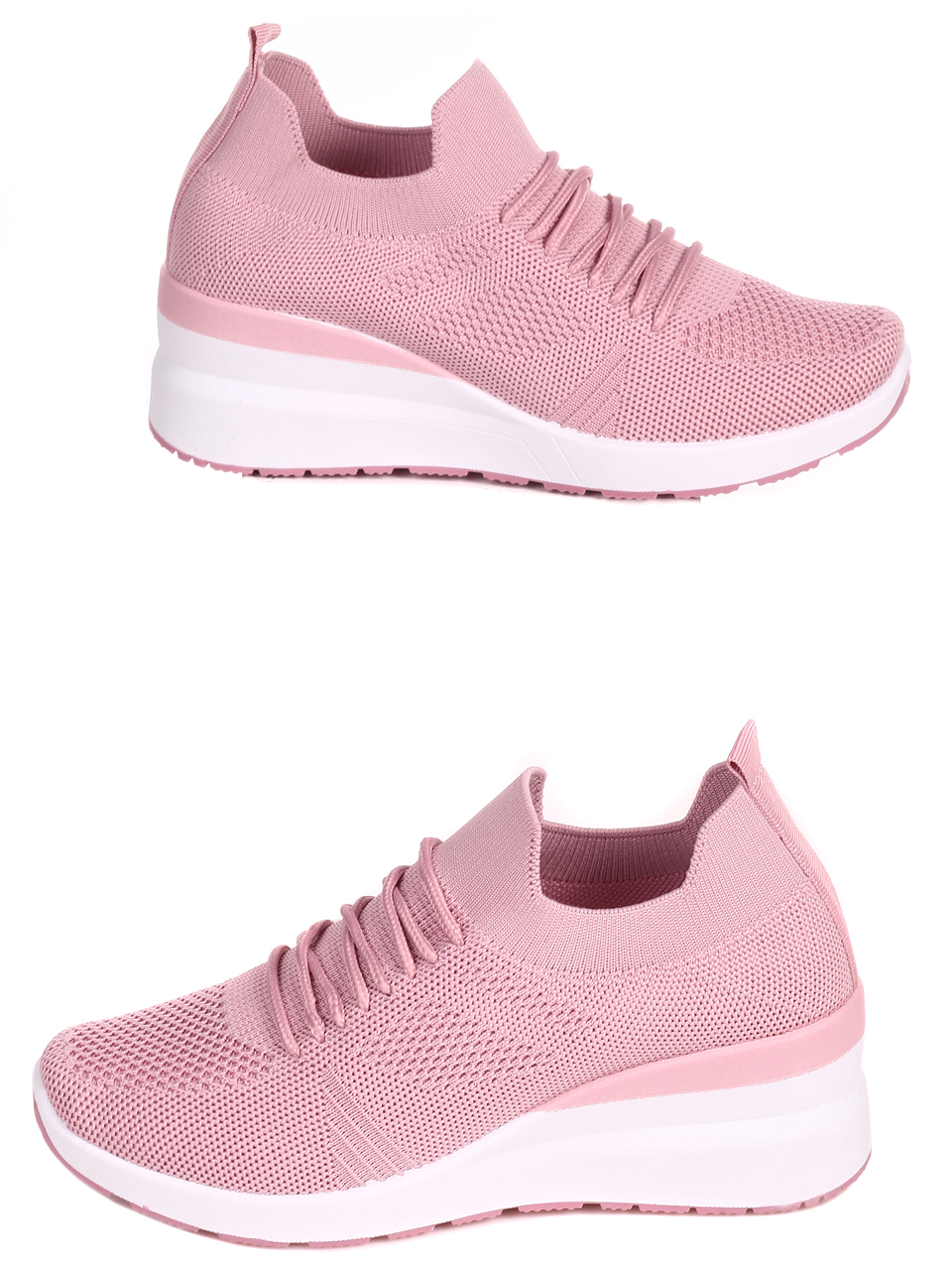 Ежедневни дамски обувки в розово 3U-22045 pink