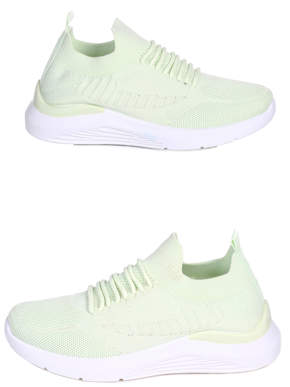 Ежедневни дамски обувки  в зелено 3U-22049 green