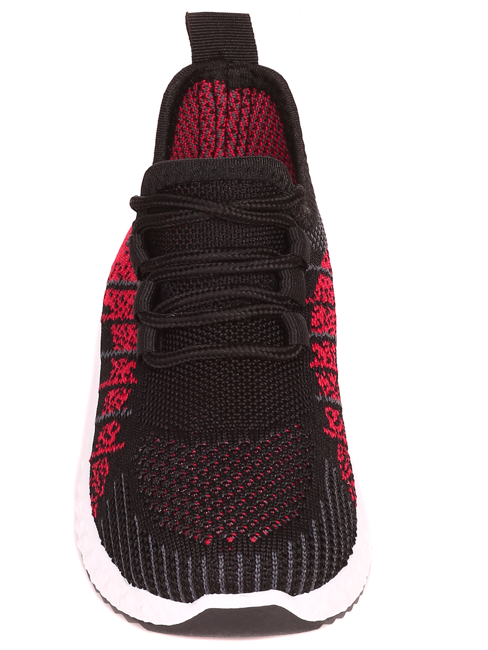 Ежедневни детски обувки в черно и червено 18U-22054 black/red