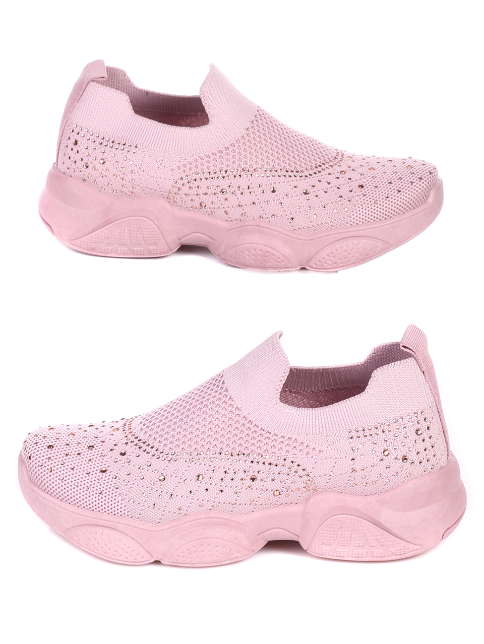 Ежедневни детски обувки в розово 18U-22057 pink