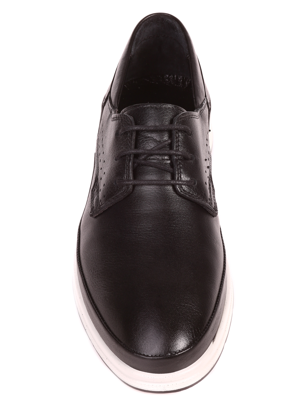 Ежедневни мъжки обувки от естествена кожа  7AT-22327 black