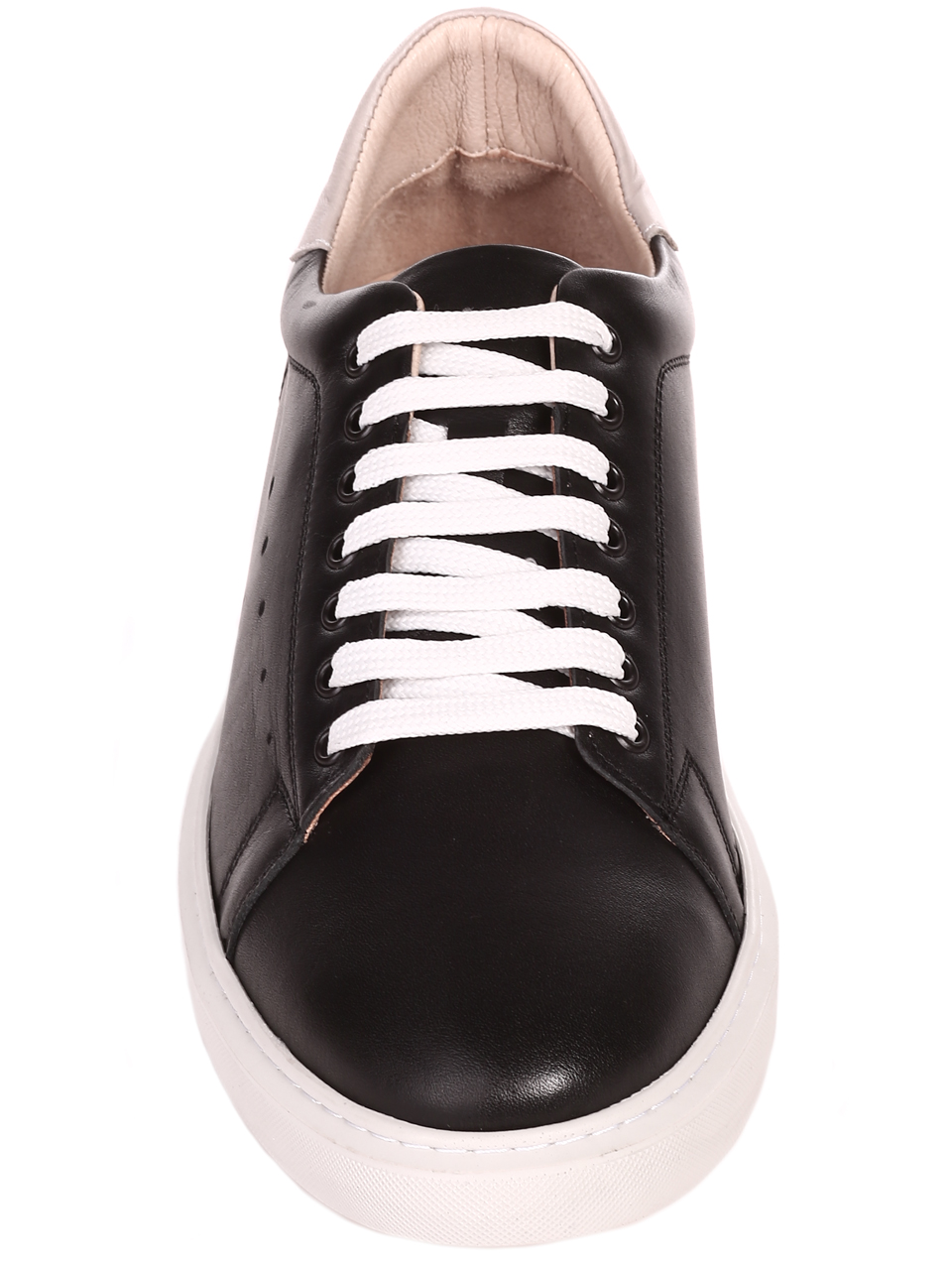 Ежедневни мъжки обувки от естествена кожа  7AT-22332 black