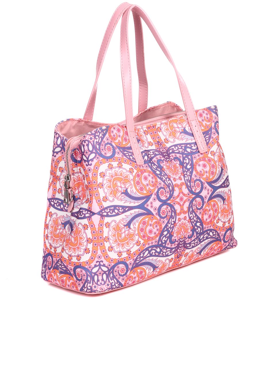 Eжедневна дамска чанта в розово 9Q-22097 orange