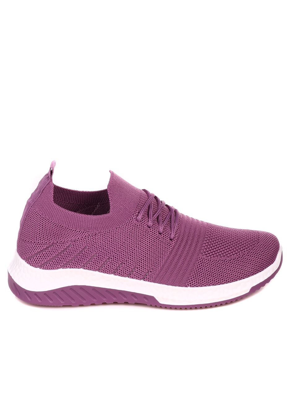 Ежедневни дамски обувки в лилаво 3U-22042 purple