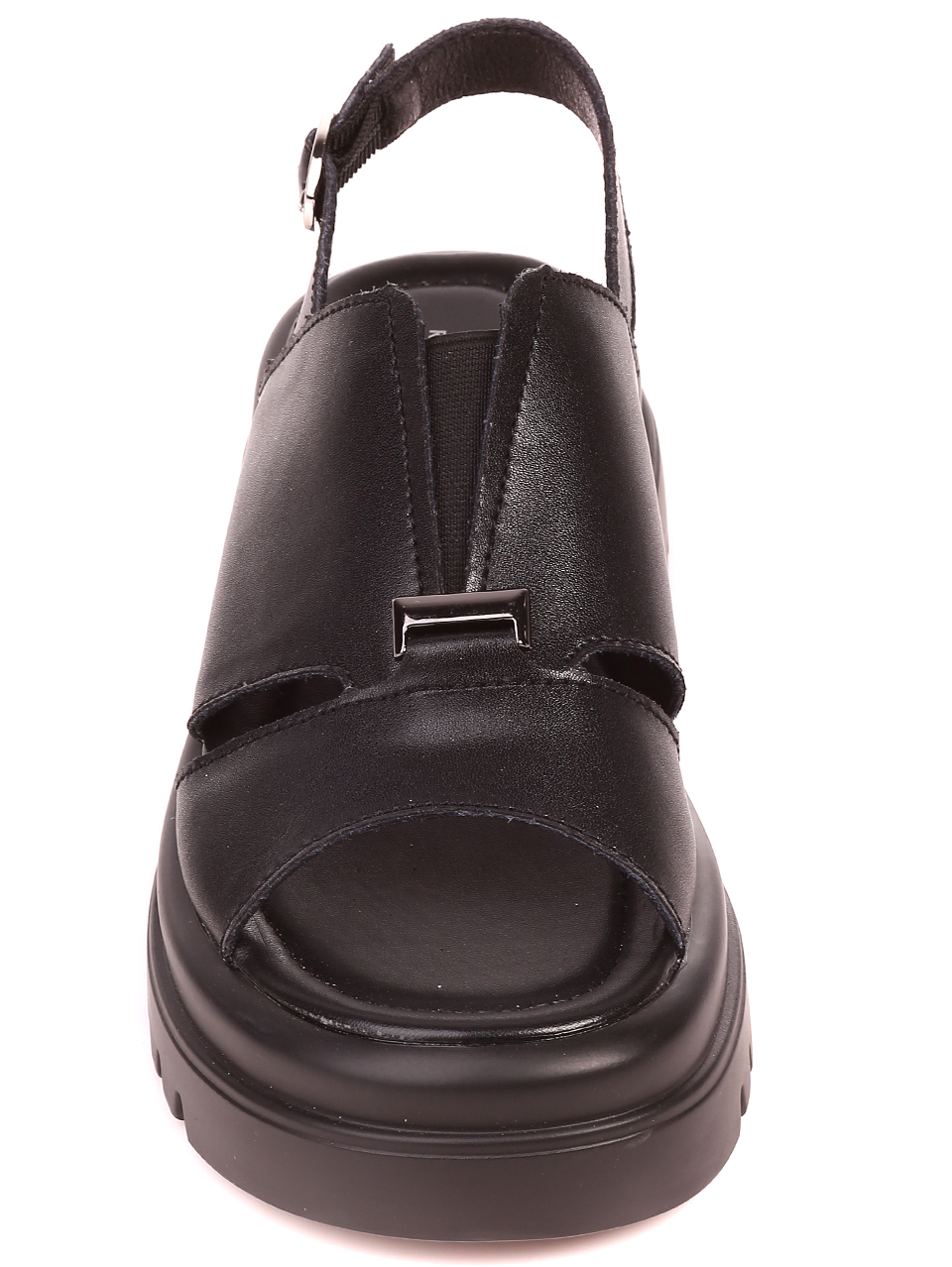 Ежедневни дамски сандали от естествена кожа 4AF-22151 black