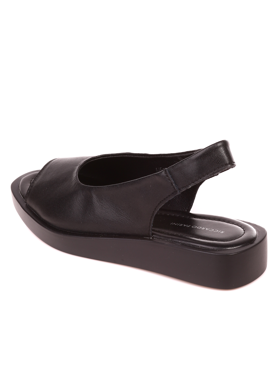 Ежедневни дамски сандали от естествена кожа 4AF-22152 black