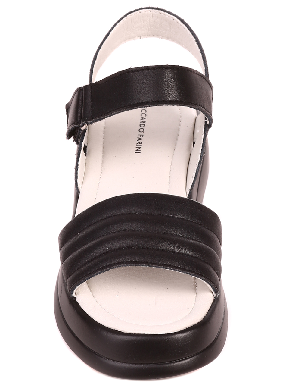 Ежедневни дамски сандали от естествена кожа 4AF-22154 black