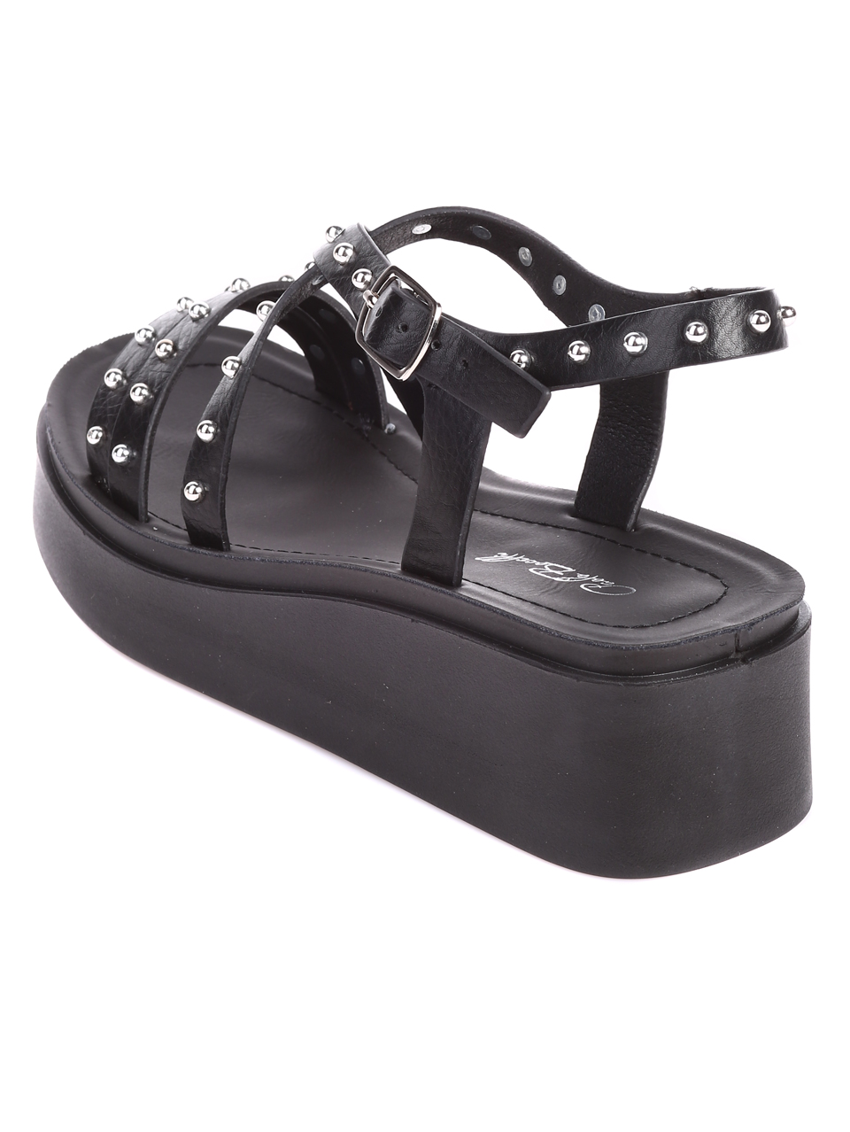 Ежедневни дамски сандали на платформа 4F-22214 black