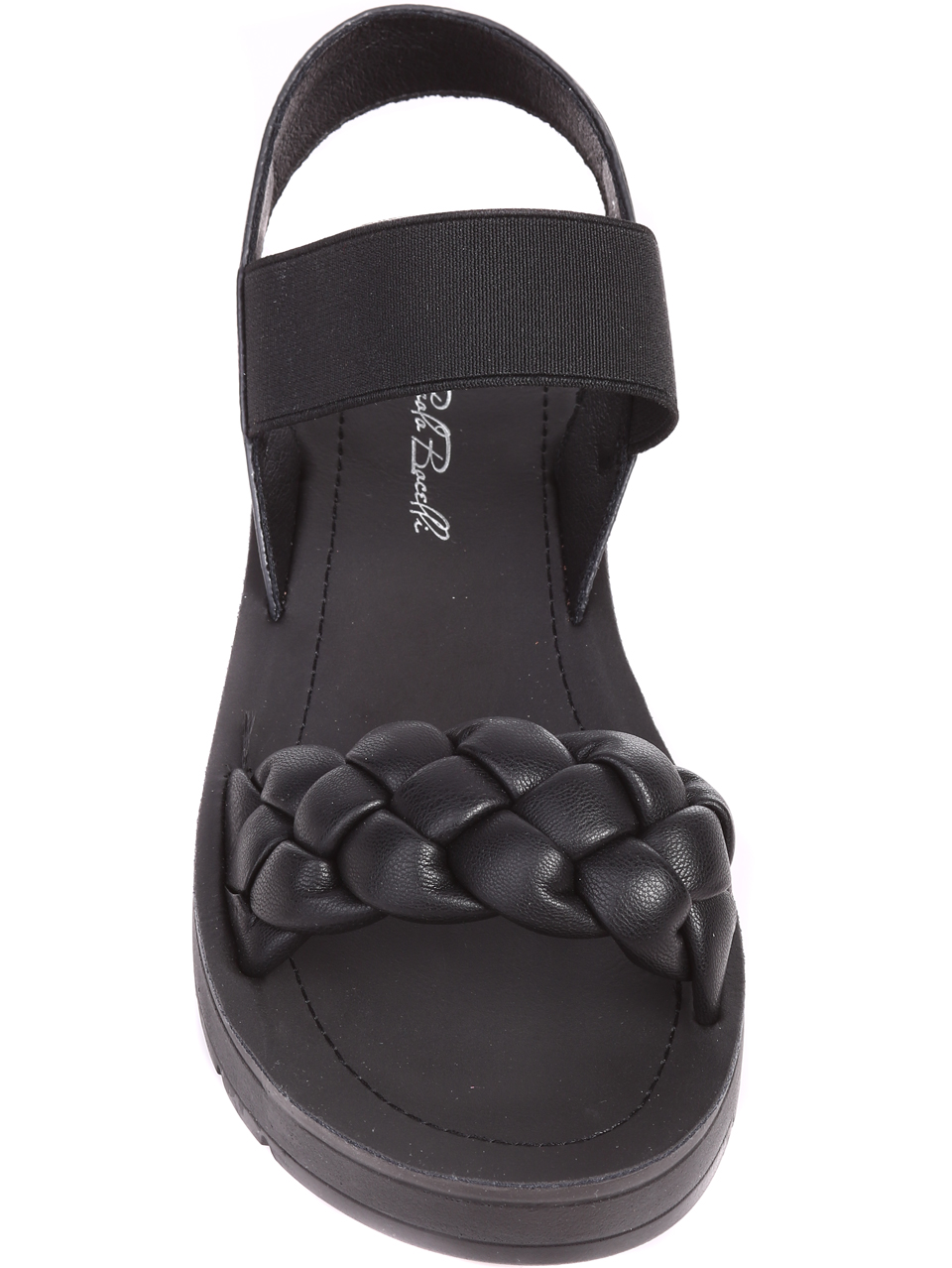 Ежедневни дамски сандали на платформа в черно 4F-22222 black