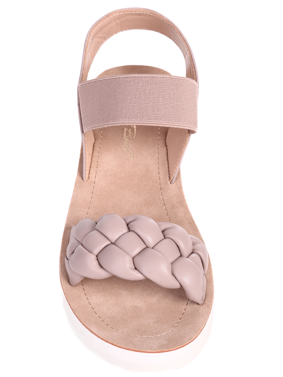 Ежедневни дамски сандали на платформа в розово 4F-22222 pink