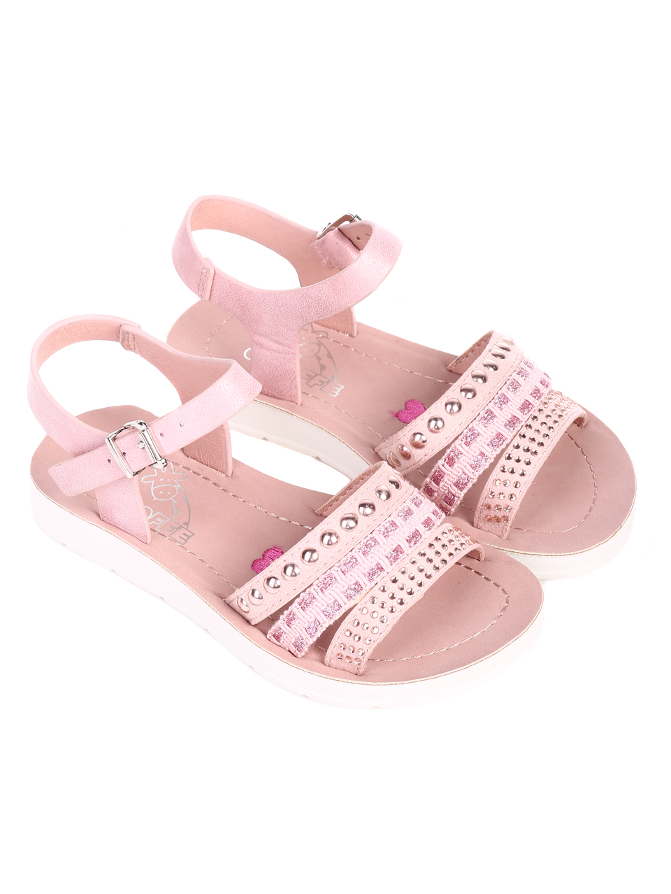 Ежедневни детски сандали в розово 17F-22206 pink