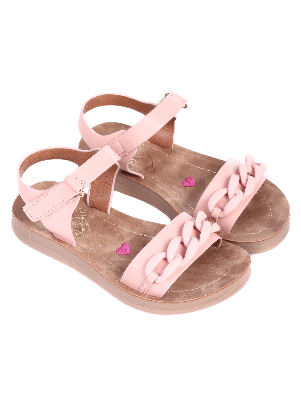 Ежедневни детски сандали в розово 17F-22207 pink